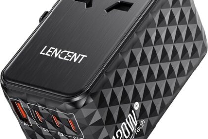 LENCENT Reiseadapter 120W Universeller Steckdosenadapter mit