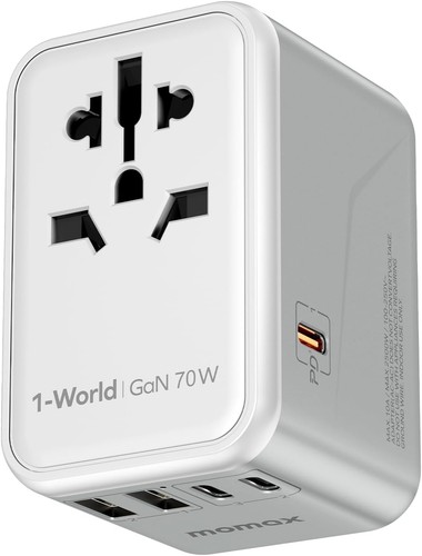MOMAX Reiseadapter 70W GaN Universaladapter mit