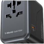 MOMAX Weltweit Reiseadapter 70W GaN 3
