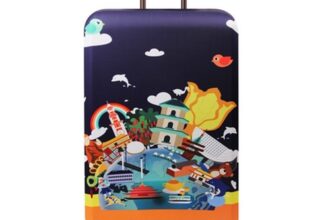 Elastisch Kofferhülle Kofferschutzhülle Gepäck Cover Reisekoffer