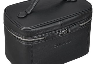 Aden Kulturbeutel Leder Groß Waschtasche Toilettentasche